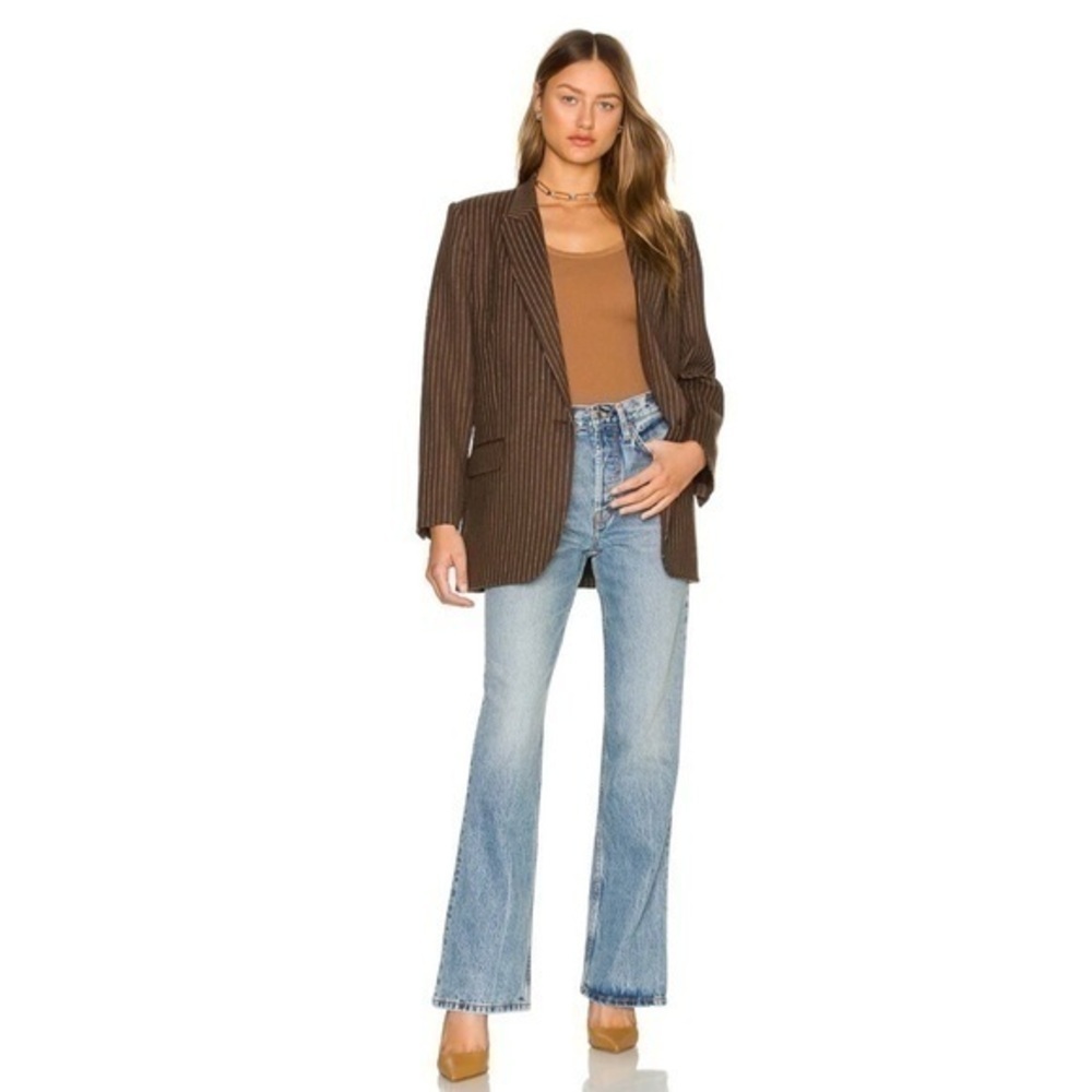 Re/DONE Blue 80s Bootcut High Rise Button Fly Jeans